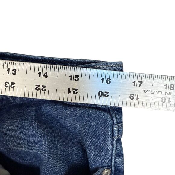Levis Signature Jeans Womens Size 14S (32Wx30L) Blue Denim Mid-Rise Bootcut - Picture 8 of 10